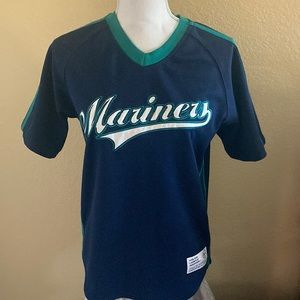 EUC Seattle Mariners Pullover Jersey